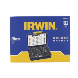 [IW6062527] IRWIN Schroefbitset Mixed 25 mm 61-Delig