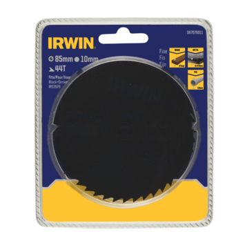 [IW7076911] IRWIN Cirkelzaagblad Ø85mm met Asgat 10mm 44T