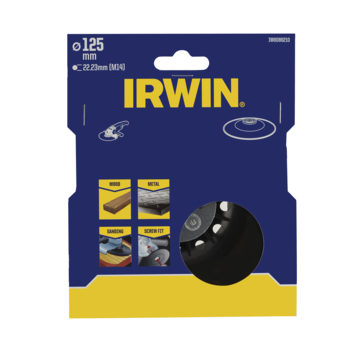 [IW8086210] IRWIN Polijstschijf voor Haakse Slijper Ø 125