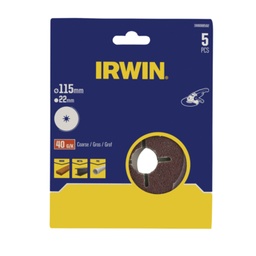 [IW8088502] IRWIN Schuurschijf voor Haakse Slijper Ø115mm K40