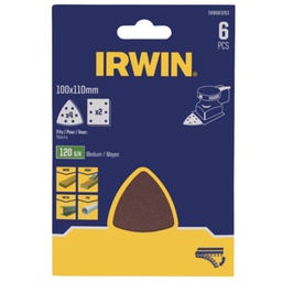 [IW8083203] IRWIN Set Schuurvellen voor Makita Tristar zelfklevend K120