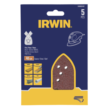 [IW8083407] IRWIN Schuurstroken Handpalm 130x90mm Standaard K40