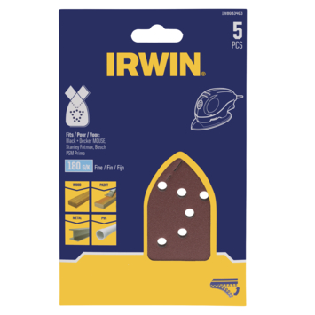 [IW8083403] IRWIN Schuurstroken Handpalm 130x90mm Standaard K180