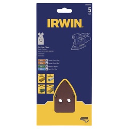 [IW8083423] IRWIN Set Schuurvellen voor Multischuurmachine B+D Zelfklevend K60/K80/K120/K180 5 PCS