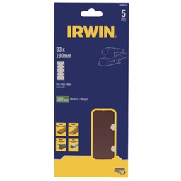 [IW8083727] IRWIN Schuurvel 190x93 mm K120 Zelfklevend met Perforatie voor B+D 5 PCS