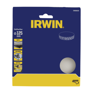 [IW8086203] IRWIN Polijstschijf Rond Ø125mm Synthetisch