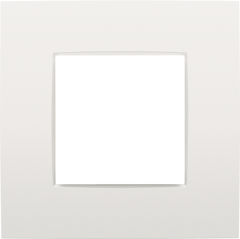 [120-76100] NIKO Enkelvoudige afdekplaat Intense white 120-76100