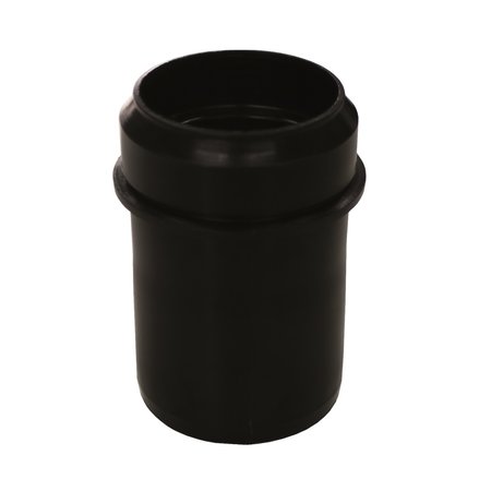 [3203.7504] Sanitair Verloopstuk Ingekort PP Ø50-40mm Zwart