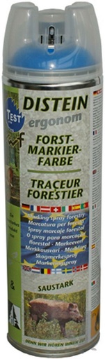 [1054218] DISTEIN Markeerspray Neon Blauw 500ML