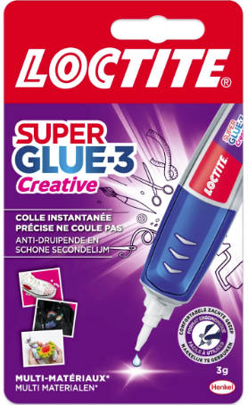 [2609657] Loctite secondenlijm Creative 'Super Glue-3' 3gr