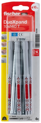 [562188] fischer constructieplug DuoXpand 10 x 140 T 4st