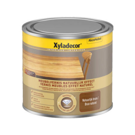 [XY5762911] Xyladecor Meubelvernis Natuurlijk Effect Bruin 0,5L
