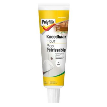 [PF5751351] POLYFILLA KNEEDBAAR HOUT WIT 75GR