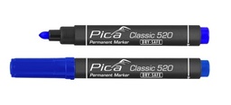 Pica Permanente Stift 1-4mm, Ronde Punt, Blauw