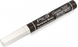 Pica Permanente Stift 1-4mm, Ronde Punt, Instant Wit
