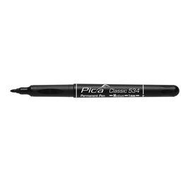 Pica Permanente Pen 'm' 1mm, Ronde Punt, Zwart