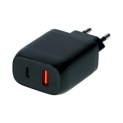 [0517078] Carpoint Duo Thuis Snellader 20W USB-C + 18W USB 3.0