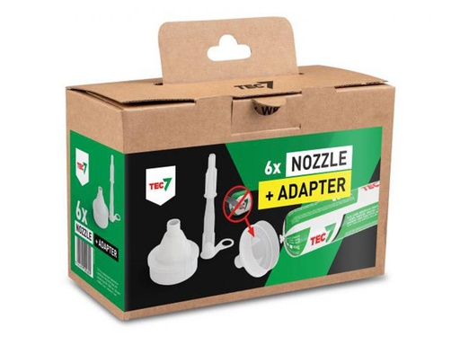 [599316290] Tec7 Nozzle + Adaptor Sausages 6st