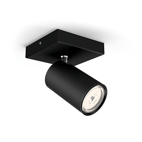 [915005531701] Philips Spot Kosipo Zwart GU10