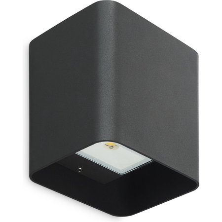 [378000005] Prolight Buitenlamp Avila LED, Up/Down 6W Zwart