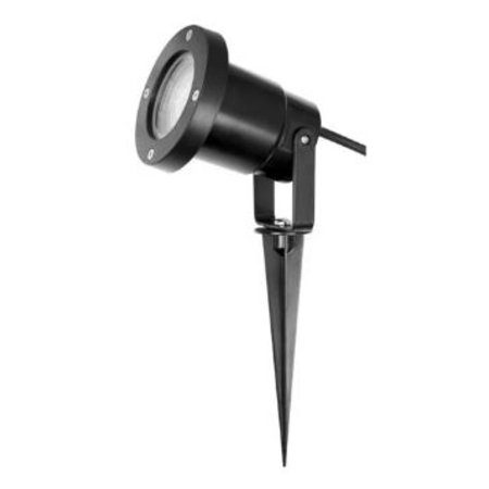 [321090005] Prolight Tuinspot Burgos op Spies, LED 7W GU10, Zwart