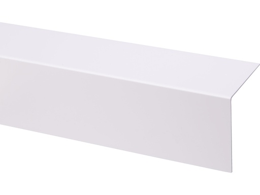 [47065] Hoekprofiel PVC wit 2600x100x100mm