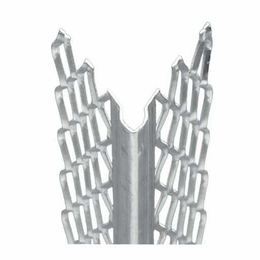 [190181] HOEKPROFIEL GIPS RASTERSTRUCTUUR 2,50M