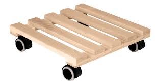 Plantenroller Vierkant Beuk 40cm