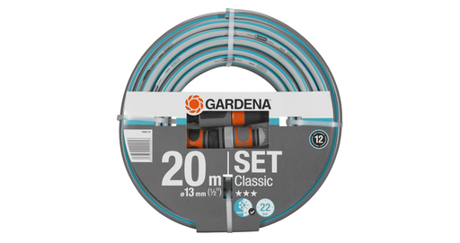 [18004-20] GARDENA CLASSIC SLANG 1/2" 13mm 20M met accessoires