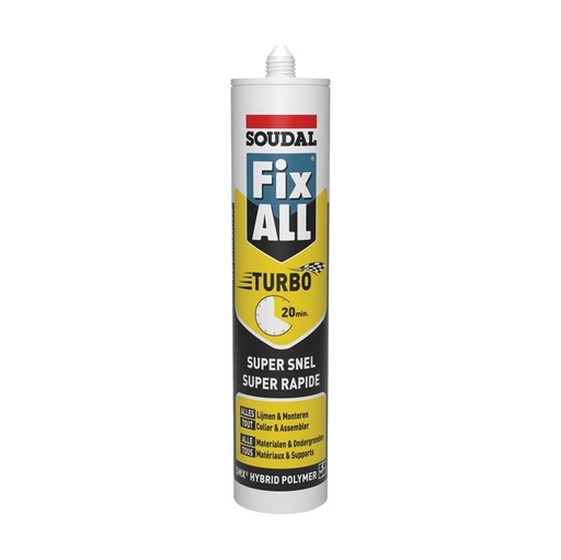 [124806] SOUDAL FIX ALL TURBO ZWART 290ML