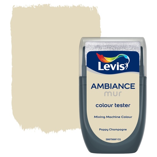 [LV5867566] Levis Ambiance Tester Muurverf Extra mat 30ml Poppy Champagne