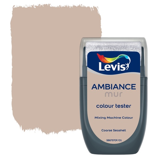 [LV5867570] Levis Ambiance Tester Muurverf Extra mat 30ml Coarse Seashell