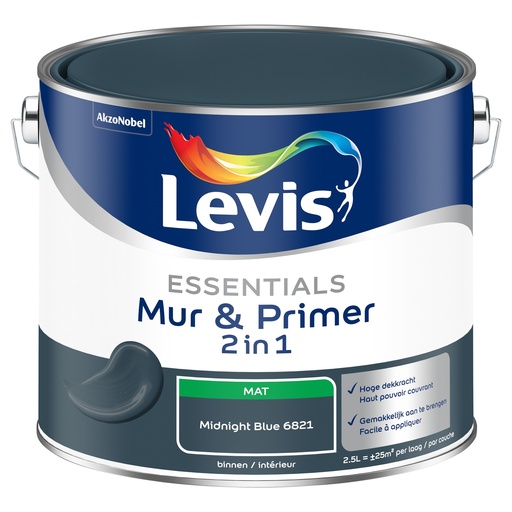 [LV5881216] Levis Essentials Mur&Primer 2.5L Midnight Blue 