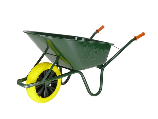 [KX11LLOCR] Kruiwagen gelakt met vol wiel 90 l