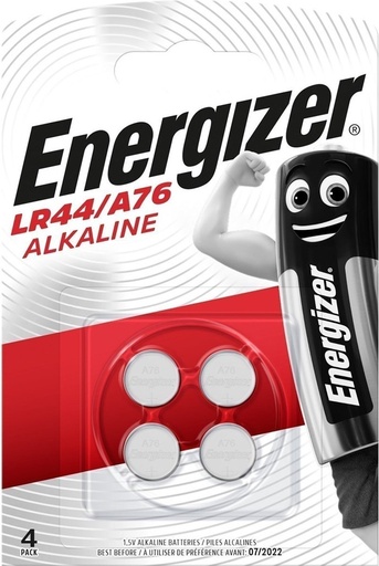 [4/A76] ENERGIZER BATTERIJ LR44 4ST