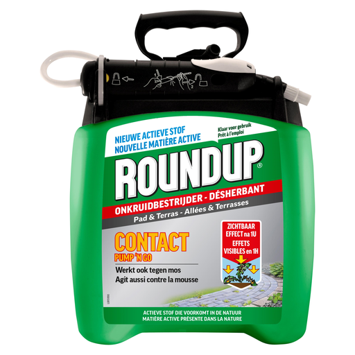 [RCPT500] Roundup Onkruidbestrijder Contact Pump 'N' Go Pad & Terras 5l
