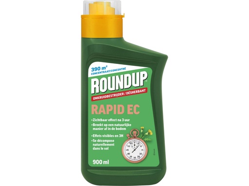 [RURAC090] Roundup Onkruidbestrijder Rapid EC 900ml 