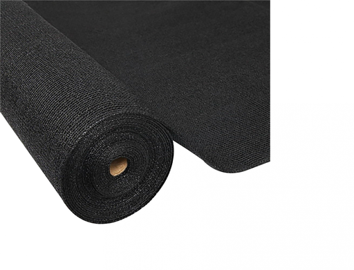 [TZ01.825N] Zichtdoek Zwart 190Gr/m² 95% 25mx1,8m