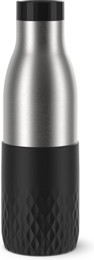 [N3110510] Tefal Isoleerfles Sleeve 0.5L Zwart Bludrop Drukknop