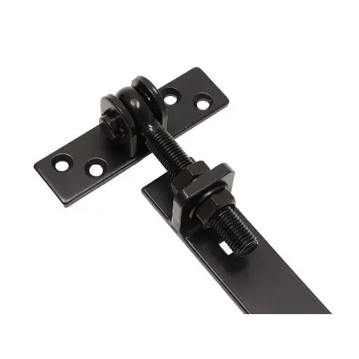 [1-1312-18] Verstelbare Poortheng, Zwart 670mm +30mm