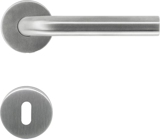 [1-5192-31] Deurkrukset, L-Model Rond RVS 