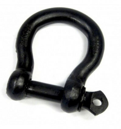 [S-0514-18-12] Kelf Harpvormig Zwart 12mm