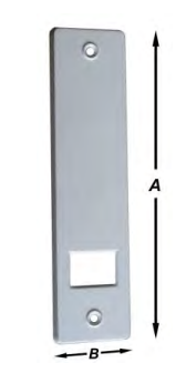 [1-6322-61] Sierplaat voor Inbouw-Lintopwinder Wit 200X52mm