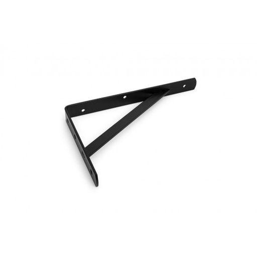 [1-1036-2-150] VERSTERKTE PLANKDRAGER ZWAAR MAT ZWART 250X150MM