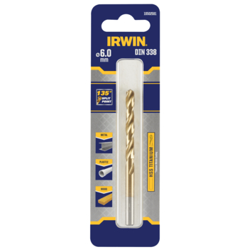 [10502591] Irwin Titanium Metaalboor Ø6 mm