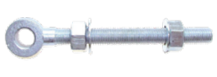 [112-E-250] Monteerpen 250mm Compleet, Pen 19mm