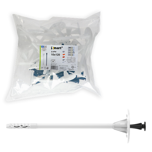 [SM0IPHN001001604] ISO SMART S-IPH kunststof nagel 10x160 25st