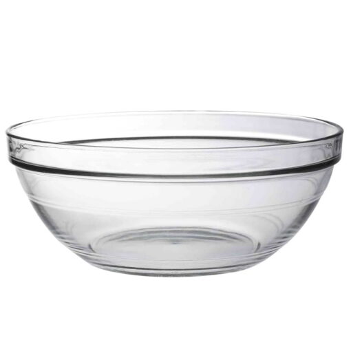 [2029AF06] Duralex Schaal/Slakom D26cm Verhard Glas Stapelrand