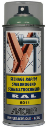[07124] MOTIP INDUSTRIAL LAK HOOGGLANS RAL 6011 RESEDA GROEN 400ML