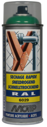 [07145] MOTIP INDUSTRIAL LAK HOOGGLANS RAL 6029 MUNT GROEN 400ML